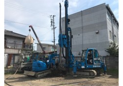 N様邸地盤改良工事状況